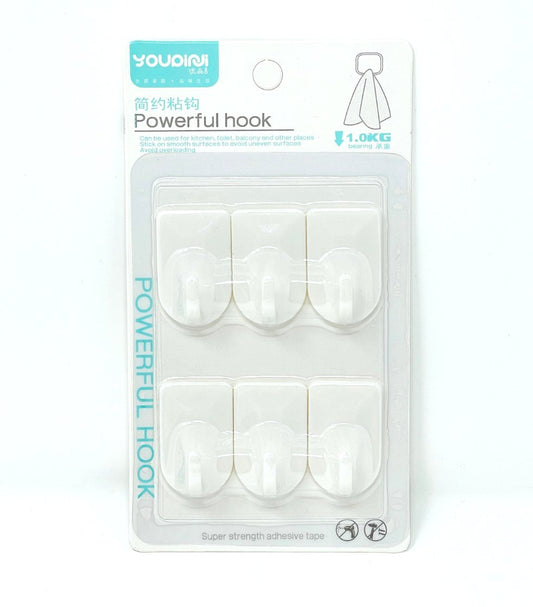 Power Hook, Adhesive (Small, 6 units/pack)