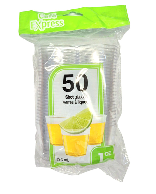 Plastic Shooter Cup (1 oz, 50 units/pack)