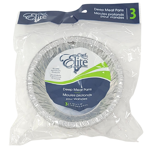 Deep Meat Pan (3 units/pack, 5.75"x1.75")