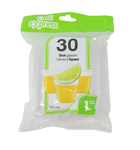 Plastic Shooter Cup (1 oz, 30 units/pack).