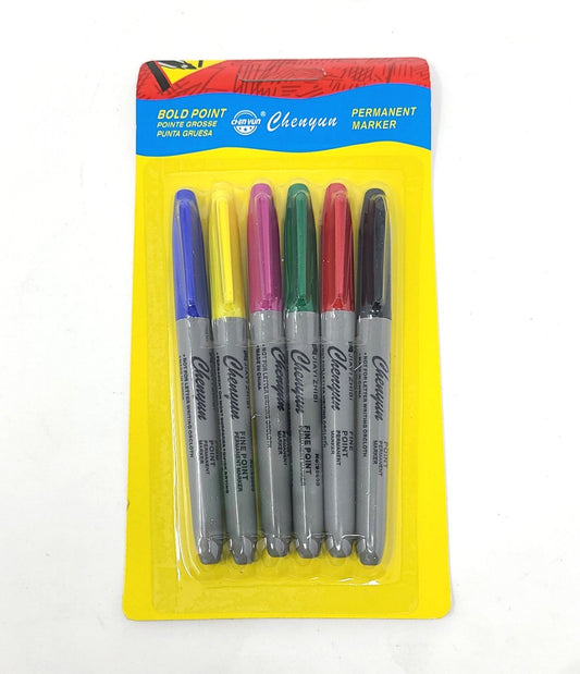 Marker Pen, Color (6 units/pack)