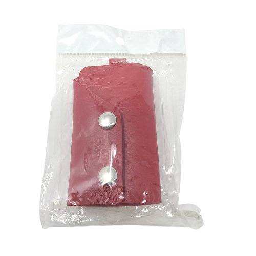 Key Holder, Leather, Red