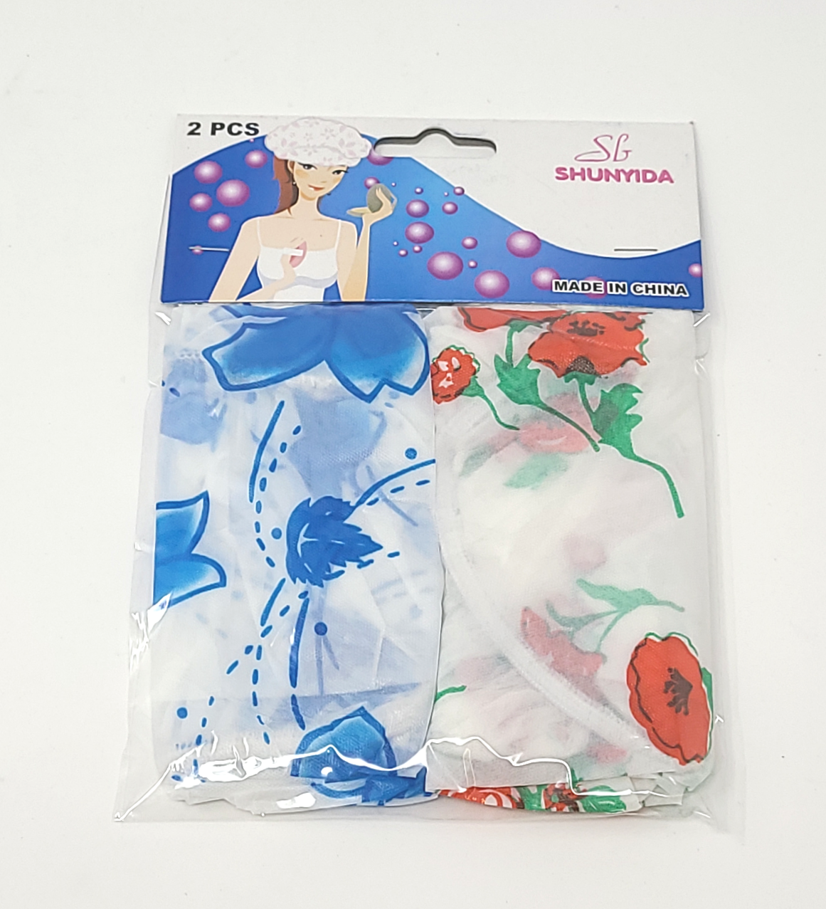Shower Cap, PVC (2 units/pack)