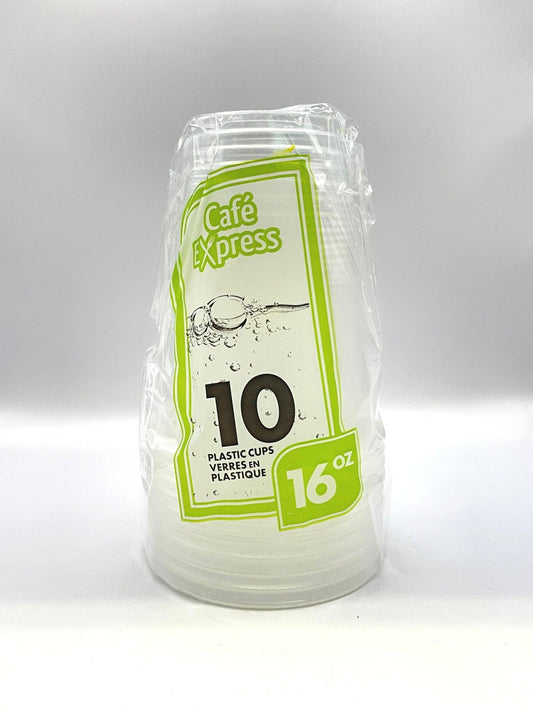 Plastic Cups, Clear.
