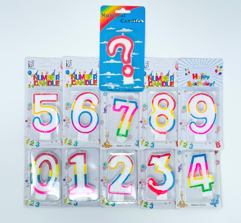 Candle, Number (0 to 9, "?")