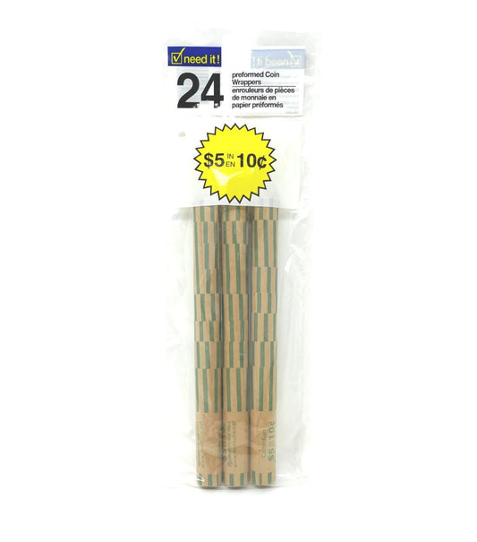 Coin Rolls, Wrapper, Paper (Small Pack)