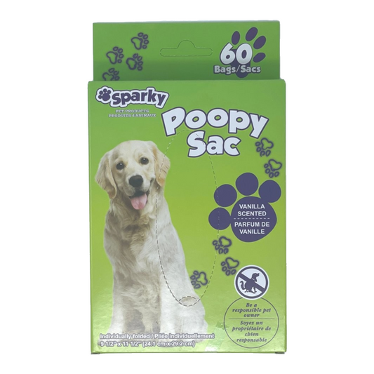Dog Poopy Sac (Box, Vanilla Scented, 60 units/pack)