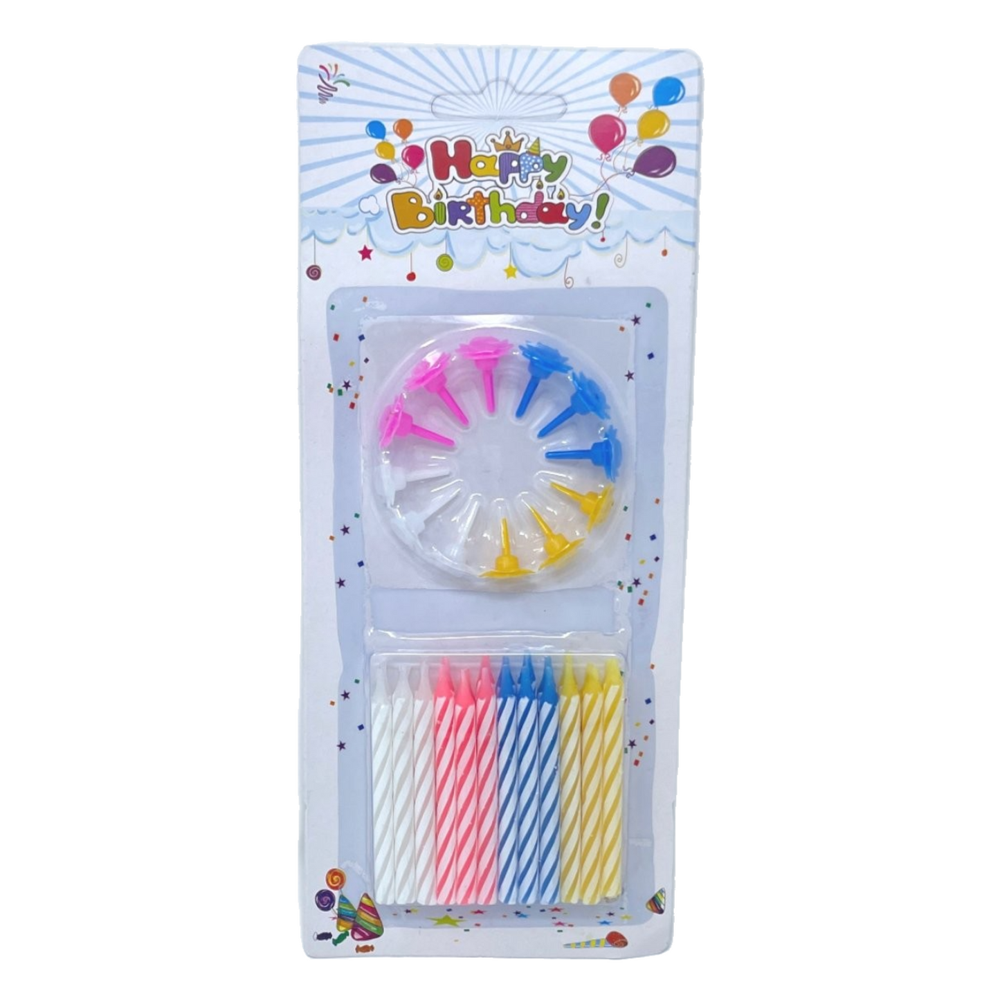 Birthday Candle, w/ Stand (12 units/pack)