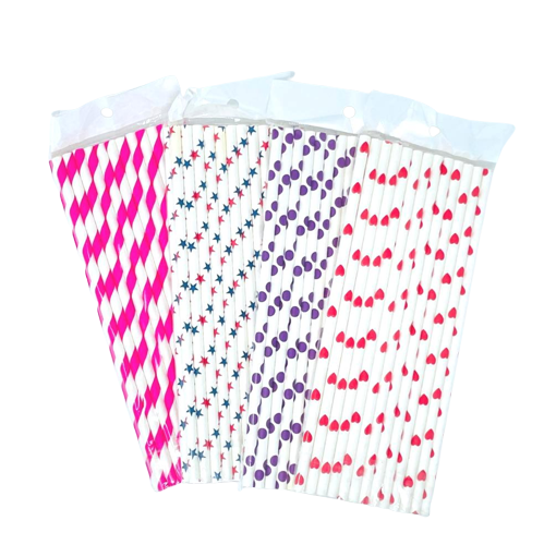 Paper Straw, Disposable (25 units/pack)