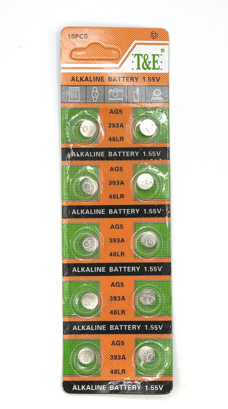 Button Battery (AG0 to AG13) (10 units/ pack)