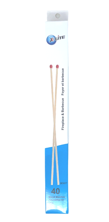 Matches, BBQ & Fireplace (40 units/pack)