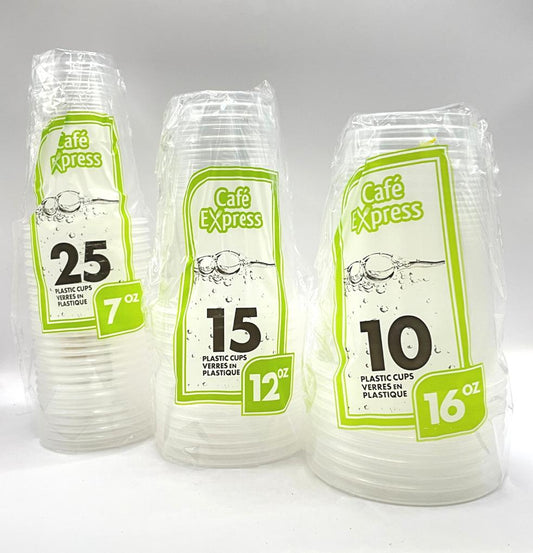 Plastic Cups, Clear