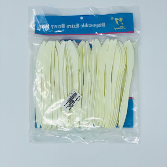 Plastic Knives, Disposable, Cutlery (51 units/pack)