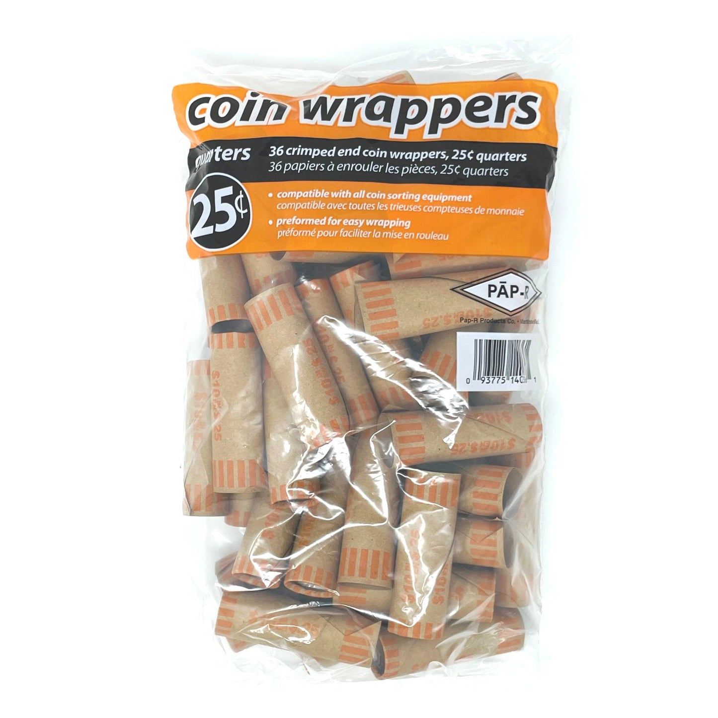 Coin Rolls, Wrapper, Paper
